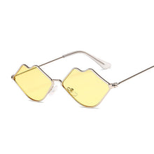 Load image into Gallery viewer, Small Lips Shape Sunglasses Women Brand Designer Sexy Mouth Brand Designer Sun Glasses Female Red Herat Shades UV400