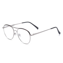 Load image into Gallery viewer, Small Men and Women Double Bridge Metal Full Rim Glasses Frame With Spring Hinge For Prescription Lenses Myopia Reading Bifocal