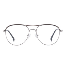 Load image into Gallery viewer, Small Men and Women Double Bridge Metal Full Rim Glasses Frame With Spring Hinge For Prescription Lenses Myopia Reading Bifocal