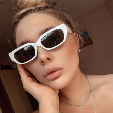 Small Narrow Sunglasses Summer Vintage Men/Women Sun Glasses  Brand Design Travel Colorful Cat Eye Glasses UV400 óculos