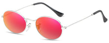 Load image into Gallery viewer, Small Oval Mirror Sunglasses For Women Luxury 2022  Men Brand Designer Eyewear Shades Ladies Alloy Sun Glasses UV400 Eyeglasses