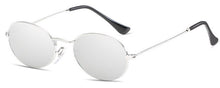 Load image into Gallery viewer, Small Oval Mirror Sunglasses For Women Pink    Men Brand Designer Eyewear Shades Ladies Alloy Sun Glasses UV400 Eyegla