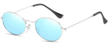 Load image into Gallery viewer, Small Oval Mirror Sunglasses For Women Pink    Men Brand Designer Eyewear Shades Ladies Alloy Sun Glasses UV400 Eyegla