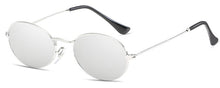 Load image into Gallery viewer, Small Oval Mirror Sunglasses For Women Pink    Men Brand Designer Eyewear Shades Ladies Alloy Sun Glasses UV400 Eyegla