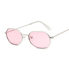 Load image into Gallery viewer, Small Oval Mirror Sunglasses Women Red  Female Brand Designer Eyewear Shades Ladies Alloy Sun Glasses Female UV400