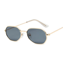 Load image into Gallery viewer, Small Oval Mirror Sunglasses Women Red  Female Brand Designer Eyewear Shades Ladies Alloy Sun Glasses Female UV400