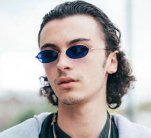 Load image into Gallery viewer, Small Oval Sun Glasses Men's Women 2023 Retro Brand  gafas de sol Vintage Steam Punk Sun glasses Male UV400 Eyewear