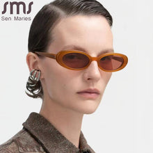 Load image into Gallery viewer, Small Oval Sunglasses Women  Brand Designer Eyewear 2023 Men Shades Ladies Classic Eyeglasses Sun Glasses UV400
