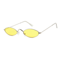 Load image into Gallery viewer, Small Oval Sunglasses Women Vintage Sun Glasses Brand Designer Shades  Lady Metal Eyewear Lunette Red Gold