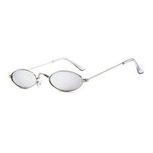 Load image into Gallery viewer, Small Oval Sunglasses Women Vintage Sun Glasses Brand Designer Shades  Lady Metal Eyewear Lunette Red Gold