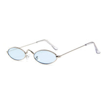 Load image into Gallery viewer, Small Oval Sunglasses Women Vintage Sun Glasses Brand Designer Shades  Lady Metal Eyewear Lunette Red Gold