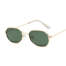Carica l'immagine nel visualizzatore di Gallery, Small Pink Hexagon Sunglasses for Women Luxury Brand Designer Eyewear Shades Ladies Alloy Mirror Sun Glasses Female UV400