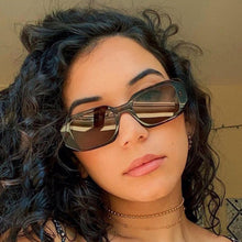 Load image into Gallery viewer, Small Polygon Rectangle Women Sunglasses Retro Brand Designer Square Sun Glasses Men Classic White Glasses Shades UV400