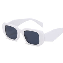 Carica l&#39;immagine nel visualizzatore di Gallery, Small Polygon Rectangle Women Sunglasses Retro Brand Designer Square Sun Glasses Men Classic White Glasses Shades UV400