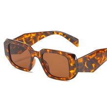 Carica l&#39;immagine nel visualizzatore di Gallery, Small Polygon Rectangle Women Sunglasses Retro Brand Designer Square Sun Glasses Men Classic White Glasses Shades UV400