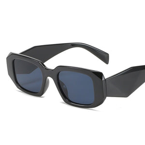 Small Polygon Rectangle Women Sunglasses Retro Brand Designer Square Sun Glasses Men Classic White Glasses Shades UV400