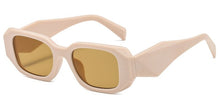 Carica l&#39;immagine nel visualizzatore di Gallery, Small Polygon Rectangle Women Sunglasses Retro Brand Designer Square Sun Glasses Men Classic White Glasses Shades UV400
