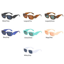 Carica l&#39;immagine nel visualizzatore di Gallery, Small Polygon Rectangle Women Sunglasses Retro Brand Designer Square Sun Glasses Men Classic White Glasses Shades UV400