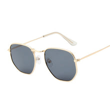 Load image into Gallery viewer, Small Polygonal Metal Sunglasses Women Brand Designer Vintage Sun Glasses Female Oval Retro Eyewear UV400