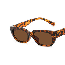 Load image into Gallery viewer, Small Rectangle Cat Eye Sunglasses Women Brand Designer Sun Glasses Female Vintage Black Square Shades Driving Oculos