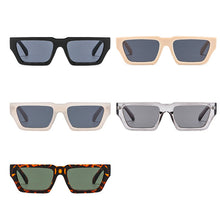 Load image into Gallery viewer, Small Rectangle Jelly Gray Sunglasses Women Shades UV400 Retro Square Leopard Men Sun Glasses Punk Eyewear