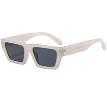 Load image into Gallery viewer, Small Rectangle Jelly Gray Sunglasses Women Shades UV400 Retro Square Leopard Men Sun Glasses Punk Eyewear