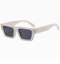 Load image into Gallery viewer, Small Rectangle Jelly Gray Sunglasses Women Shades UV400 Retro Square Leopard Men Sun Glasses Punk Eyewear