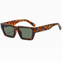 Load image into Gallery viewer, Small Rectangle Jelly Gray Sunglasses Women Shades UV400 Retro Square Leopard Men Sun Glasses Punk Eyewear