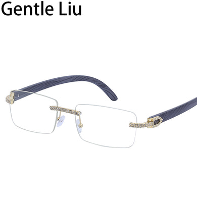 Small Rectangle Rimless Sunglasses Women 2023 Trend Frameless Sun Glasses for Men Vintage Eyewear UV400 Gafas De Sol Mujer