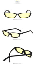 Load image into Gallery viewer, Small Rectangle Sunglasses Women Retro Small Frame Sun Glasses Vintage Square Narrow Sunglasses Trending UV400 Eyewear