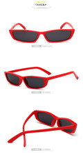 Load image into Gallery viewer, Small Rectangle Sunglasses Women Retro Small Frame Sun Glasses Vintage Square Narrow Sunglasses Trending UV400 Eyewear