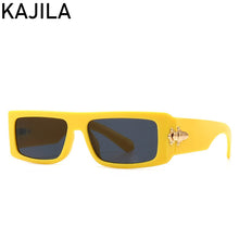 Carica l'immagine nel visualizzatore di Gallery, Piccoli occhiali da sole rettangolari da uomo 2022 Occhiali da sole quadrati retrò di moda di alta qualità per le donne Shades Lentes De Sol Hombre 