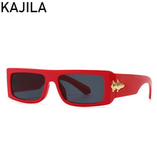 Carica l'immagine nel visualizzatore di Gallery, Piccoli occhiali da sole rettangolari da uomo 2022 Occhiali da sole quadrati retrò di moda di alta qualità per le donne Shades Lentes De Sol Hombre 