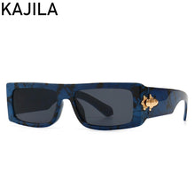 Carica l'immagine nel visualizzatore di Gallery, Piccoli occhiali da sole rettangolari da uomo 2022 Occhiali da sole quadrati retrò di moda di alta qualità per le donne Shades Lentes De Sol Hombre 