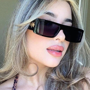 Small Rectangle Sunglasses Men  Retro Square 90S Sun Glasses For Women Shades lunette de soleil femme
