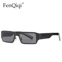 Load image into Gallery viewer, Small Rectangle Sunglasses Metal Square Oculos Feminino Punk Eyewear Vintage Stainless Steel Shades Glasses