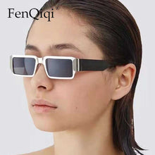Load image into Gallery viewer, Small Rectangle Sunglasses Metal Square Oculos Feminino Punk Eyewear Vintage Stainless Steel Shades Glasses