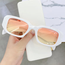 Load image into Gallery viewer, Small Rectangle Sunglasses Women Brand Designer Sun Glasses Female Vintage Gradient Black White Square Shades Oculos
