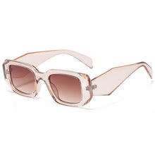 Load image into Gallery viewer, Small Rectangle Sunglasses Women Brand Designer Sun Glasses Female Vintage Gradient Black White Square Shades Oculos