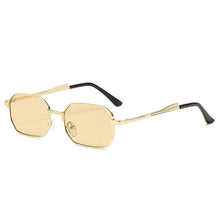 Load image into Gallery viewer, Small Rectangle Sunglasses Women  Brand Designer Vintage Sun Glasses Female Metal Black Polygon Square Shades Oculos