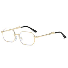 Load image into Gallery viewer, Small Rectangle Sunglasses Women  Brand Designer Vintage Sun Glasses Female Metal Black Polygon Square Shades Oculos