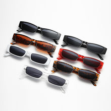 Load image into Gallery viewer, Small Rectangle Sunglasses Women Men Retro Narrow Frame Leopard Vintage Square Sun Glasses Female Punk Cat Eye Eyewear Oculos