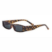 Load image into Gallery viewer, Small Rectangle Sunglasses Women Men Retro Narrow Frame Leopard Vintage Square Sun Glasses Female Punk Cat Eye Eyewear Oculos