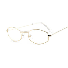 Load image into Gallery viewer, Small Rectangle Sunglasses Women Retro Metal Frame Yellow Red Vintage Tiny Female Sun Glasses Lady UV400