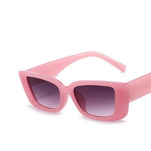 Load image into Gallery viewer, Small Rectangle Sunglasses Women Vintage Brand Designer Square Sun Glasses Shades Female Punk Eyeglasses UV400
