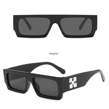 Load image into Gallery viewer, Small Rectangle Women Sun Glasses Brand Men Shades Retro Square Black Sunglasses 2023  Glasses White Decoration Eyewear