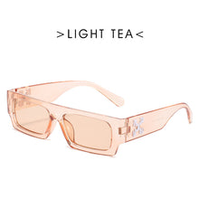 Load image into Gallery viewer, Small Rectangle Women Sun Glasses Brand Men Shades Retro Square Black Sunglasses 2023  Glasses White Decoration Eyewear