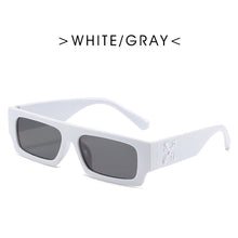 Load image into Gallery viewer, Small Rectangle Women Sun Glasses Brand Men Shades Retro Square Black Sunglasses 2023  Glasses White Decoration Eyewear