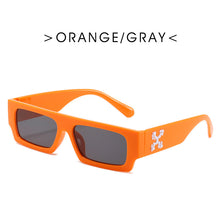 Load image into Gallery viewer, Small Rectangle Women Sun Glasses Brand Men Shades Retro Square Black Sunglasses 2023  Glasses White Decoration Eyewear