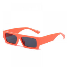 Carica l&#39;immagine nel visualizzatore di Gallery, Small Rectangle Women Sun Glasses Brand Men UV Shades Retro Square Black Sunglasses 2022  Glasses White Decoration Eyewear